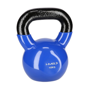 HMS Kettlebell presvučen vinilom KN 10 kg, plavi 