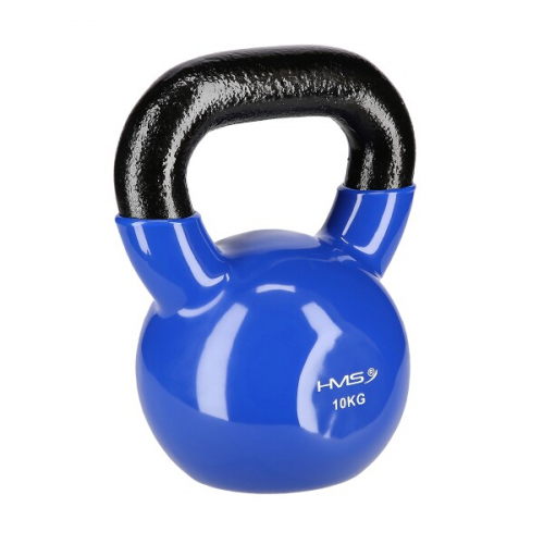 HMS Kettlebell presvučen vinilom KN 10 kg, plavi 