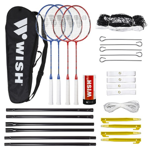 HMS Badminton set ALUMTEC 5566 crveno-plavi. 