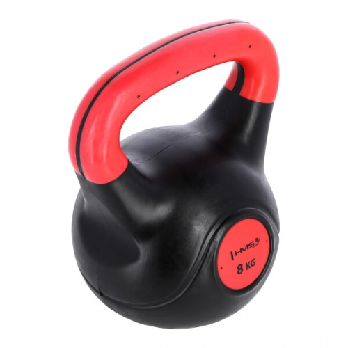 Plastični kettlebell HMS KPC 8 kg crveni 