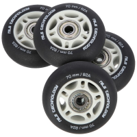 Mat kotači NILS Extreme PU 70x24 82A s ABEC 9 ležajevima, crni, 4 kom. Mat kotači NILS Extreme PU 70x24 82A s ABEC 9 ležajevima, crni, 4 kom.