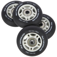Mat kotači NILS Extreme PU 72x24 82A s ABEC 9 ležajevima, crni, 4 kom. Mat kotači NILS Extreme PU 72x24 82A s ABEC 9 ležajevima, crni, 4 kom.