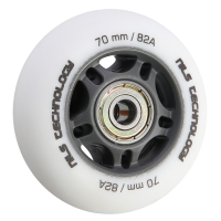 Mat kotači NILS Extreme PU 70x24 82A s ABEC 9 ležajevima, bijeli, 4 kom. Mat kotači NILS Extreme PU 70x24 82A s ABEC 9 ležajevima, bijeli, 4 kom.