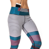 Elegantne tajice za fitness - LEGI Striped Style 