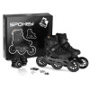 Spokey SHIFFTY PRO Kožne koturaljke, crne, ABEC11 Carbon, vel. 38 38 