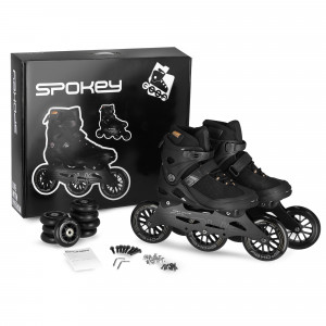 Spokey SHIFFTY PRO Kožne koturaljke, crne, ABEC11 Carbon, vel. 40 40 