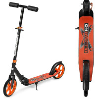 Spokey HASBRO NOISE Skuter, kotači 200 mm, marka NERF, crno-narančasta Spokey HASBRO NOISE Skuter, kotači 200 mm, marka NERF, crno-narančasta