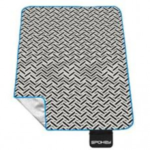 Spokey PICNIC ZIGZAG Piknik deka i remen 180 x 200 cm akril 