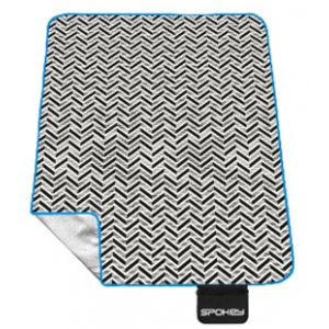 Spokey PICNIC ZIGZAG Piknik deka i remen 180 x 200 cm akril 