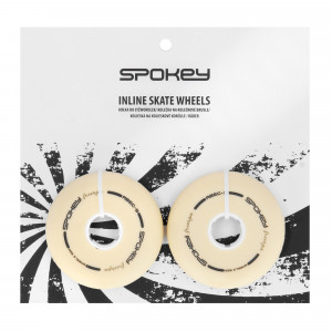 Spokey PU 80 mm Rezervni kotači za klizaljke FREESPO WHITE SET, 4 kom. 