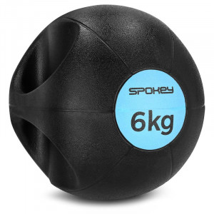 Spokey GRIP Medicinska lopta s ručkama 6 kg 