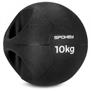 Spokey GRIP Medicinska lopta s ručkama 10 kg 