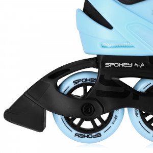 Spokey MrsFIT Ženske fitnes role, crno-plave, ABEC7 Carbon 38. 38 