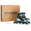 Spokey MrsFIT Ženske fitnes role, crno-plave, ABEC7 Carbon. 40 