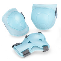 Spokey BUFFER II - 3-dijelni set dječjih štitnika, plavi, vel S S Spokey BUFFER II - 3-dijelni set dječjih štitnika, plavi, vel S S