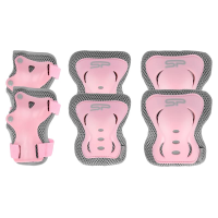 Spokey SHIELD set od 3 dječja štitnika, roza, veličina M Spokey SHIELD set od 3 dječja štitnika, roza, veličina M
