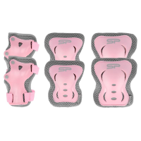 Spokey SHIELD set od 3 dječja štitnika, roza, veličina M Spokey SHIELD set od 3 dječja štitnika, roza, veličina M