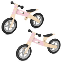 Spokey WOO-RIDE DUO Dječji drveni izbacivač 2 u 1, ružičasti Spokey WOO-RIDE DUO Dječji drveni izbacivač 2 u 1, ružičasti