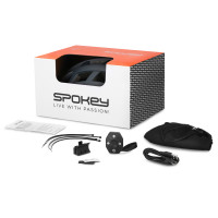 Spokey POINTER PRO Biciklistička kaciga s LED bljeskalicom i žmigavcima, 58-61 cm, crna narančasta 58-61 Spokey POINTER PRO Biciklistička kaciga s LED bljeskalicom i žmigavcima, 58-61 cm, crna narančasta 58-61
