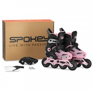 Spokey FREESPO KIDS Dječje koturaljke, roze, ABEC7 Carbon, vel. 35-38 27-30 