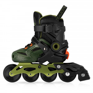 Spokey FREESPO KIDS Dječje koturaljke, kaki, ABEC7 Carbon, vel. 27-38 (prikaz, ostalo). 