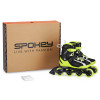 Spokey MrsFIT Ženske fitnes role, crno-žute, ABEC7 Carbon vel. 36-41 