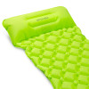 Spokey AIR BED JASTUK Madrac na napuhavanje s jastukom, 190 x 60 x 6 cm, R-vrijednost 2,5, zeleni 