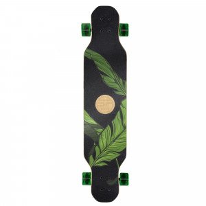 Spokey LONGBAY PRO Longboard 104 x 24 cm, ABEC7, zeleno-crna 