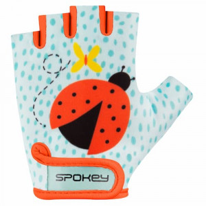 Spokey PLAY LADYBUG Dětské cyklistické rukavice XS XS 