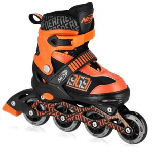 Spokey HASBRO STRIVE Roleri, crno-narančasti, pečat NERF, ABEC7 Carbon, vel 38-42. 38-42 