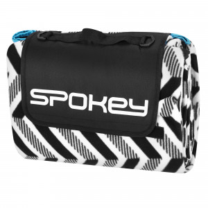 Spokey PICNIC ZIGZAG Piknik deka s remenom, 150 x 180 cm 