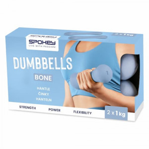 Spokey BONE Set neoprenskih bučica 2x 1 kg. 