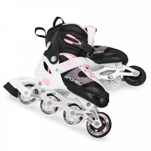 Spokey TONYX Roleri, crno-roze, ABEC7 Carbon, vel 30-33 