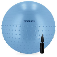 Spokey HALF FIT 2u1 masažna gimnastička lopta, 55 cm, plava Spokey HALF FIT 2u1 masažna gimnastička lopta, 55 cm, plava