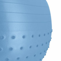 Spokey HALF FIT 2u1 masažna gimnastička lopta, 65 cm, plava. Spokey HALF FIT 2u1 masažna gimnastička lopta, 65 cm, plava.