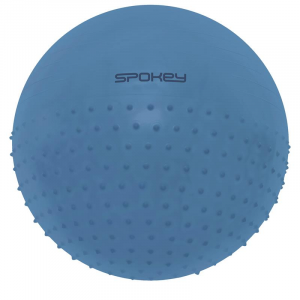 Spokey HALF FIT 2v1 Masážní gymnastický míč, 75 cm, modrý 