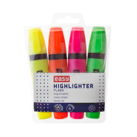Spokey EASY FLASH Sada klasických barevných zvýrazňovačů, 4 neónové barvy v balení Spokey EASY FLASH Sada klasických barevných zvýrazňovačů, 4 neónové barvy v balení
