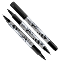 Spokey EASY Permanentní oboustranný popisovač na CD, černý 12 ks v balení Spokey EASY Permanentní oboustranný popisovač na CD, černý 12 ks v balení