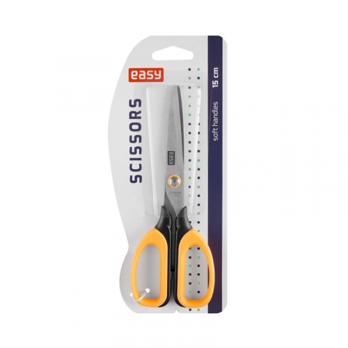 Spokey Nůžky s měkkým úchytem 15 cm - oranžové Spokey Nůžky s měkkým úchytem 15 cm - oranžové