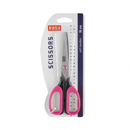 Spokey Nůžky s měkkým úchytem 15 cm - růžové Spokey Nůžky s měkkým úchytem 15 cm - růžové