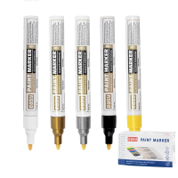 Spokey EASY PAINTMARKER Olejový popisovač s kulatým hrotem, 10 ks v balení Spokey EASY PAINTMARKER Olejový popisovač s kulatým hrotem, 10 ks v balení