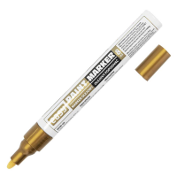 Spokey EASY PAINTMARKER Olejový popisovač s kulatým hrotem zlatý, 10 ks v balení Spokey EASY PAINTMARKER Olejový popisovač s kulatým hrotem zlatý, 10 ks v balení
