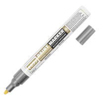 Spokey EASY PAINTMARKER Olejový popisovač s kulatým hrotem stříbrný, 10 ks v balení Spokey EASY PAINTMARKER Olejový popisovač s kulatým hrotem stříbrný, 10 ks v balení