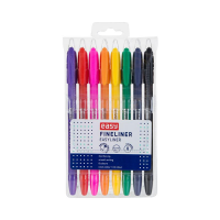 Spokey EASYLINER Sada barevných mikrofixů, 0,4 mm, 8 ks v balení Spokey EASYLINER Sada barevných mikrofixů, 0,4 mm, 8 ks v balení