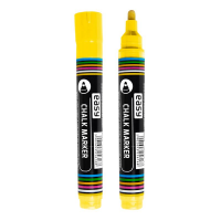 Spokey EASY CHALK MARKER Křídový popisovač žlutý, 10 ks v balení Spokey EASY CHALK MARKER Křídový popisovač žlutý, 10 ks v balení