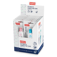 Spokey EASY HIDDEN TAPE Automatický výsuvný korekční strojek 6 m x 5 mm, 12 ks v balení, růžový, modrý Spokey EASY HIDDEN TAPE Automatický výsuvný korekční strojek 6 m x 5 mm, 12 ks v balení, růžový, modrý