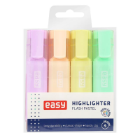 Spokey EASY FLASH PASTEL Sada klasických barevných zvýrazňovačů, 4 pastelové barvy v balení Spokey EASY FLASH PASTEL Sada klasických barevných zvýrazňovačů, 4 pastelové barvy v balení