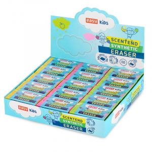 Spokey EASY ERASER SCENT Školní vonící pryž, box 30 ks 