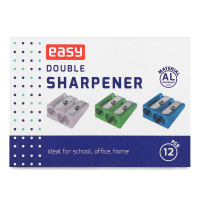 Spokey EASY Ořezávátko 2 dílné kovové, 12 ks v balení, mix 3 barev Spokey EASY Ořezávátko 2 dílné kovové, 12 ks v balení, mix 3 barev