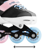 Spokey JOY Dječje role, crno-roze, ABEC7 Carbon vel. 27-30. Spokey JOY Dječje role, crno-roze, ABEC7 Carbon vel. 27-30.